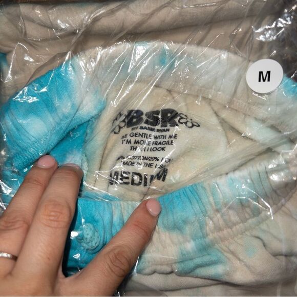 NIPĀ BSR By Samii Ryan Teal Cloud Pureā AngelāSweatpants Size Medium - Picture 7 of 8